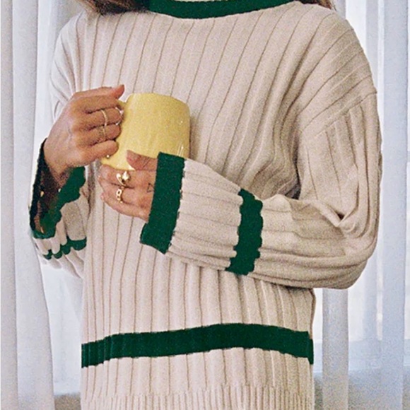 Beige Knit Sweater - Picture 4 of 9